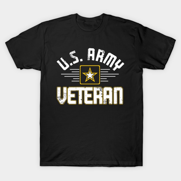 U.S. Army Veteran Gold T-Shirt by Otis Patrick